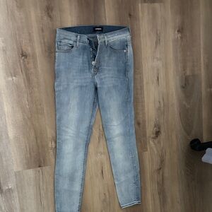 Express Light Blue Skinny Jeans